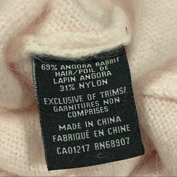 SOLD | NWT Le Chateau Angora Rabbit Pink Sweater - Picture 13 of 13